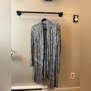 Grey cardigan sweater long sleeve